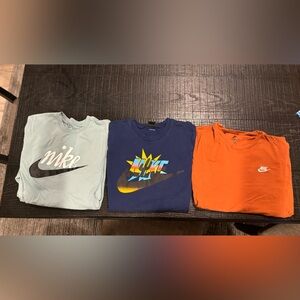 3 Nike Men's Large t shirts